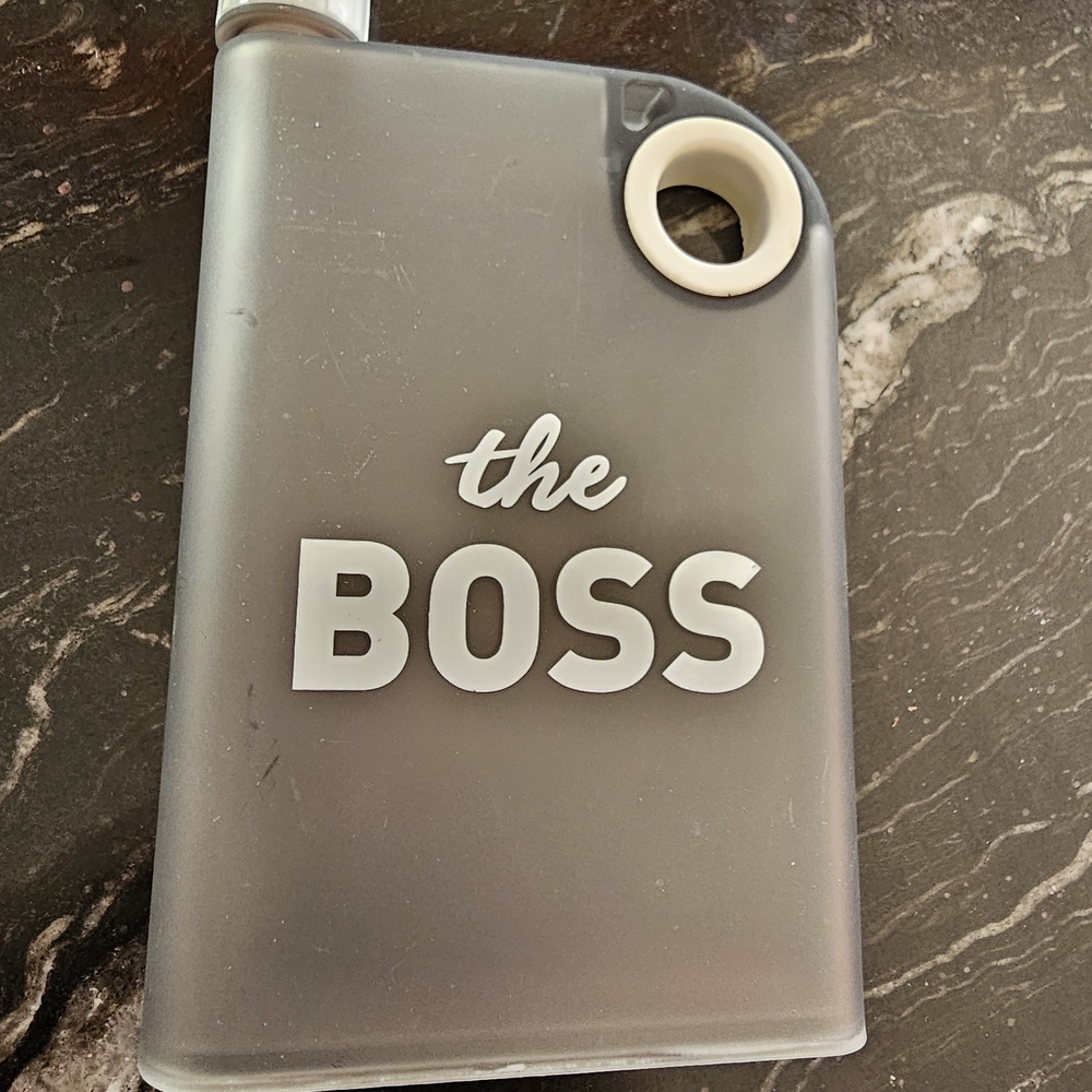 Chic Gray 'The Boss' Flask
